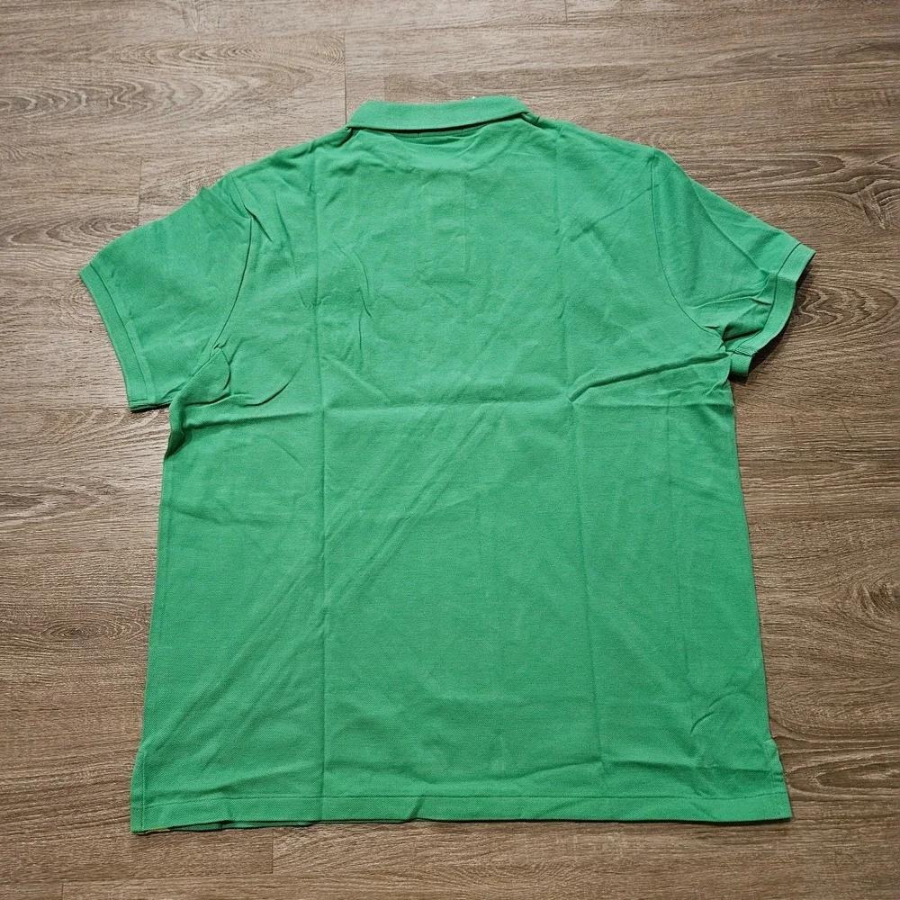Polo Ralph Lauren Big Pony Custom Slim Fit Polo Shirt Green XL NWT